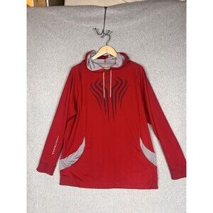Under Armour Coldgear Football Graphic Logo Red Hoodie Sweatshirt Men’s XL